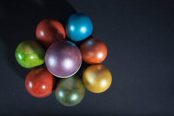 easter eggs isolated