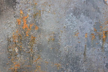 old painted rusty iron sheet