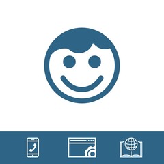 waiter icon stock vector illustration flat design