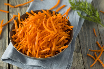 Raw Organic Orange Shredded Carrots