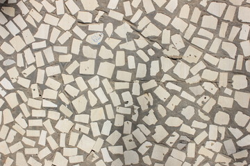 old mosaic on the wall