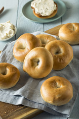Homemade Mini Plain Bagels