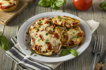 Homemade Pepperoni Mini Pizza Bagels