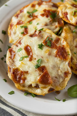 Homemade Pepperoni Mini Pizza Bagels
