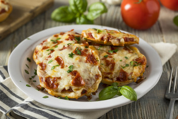 Homemade Pepperoni Mini Pizza Bagels