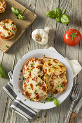 Homemade Pepperoni Mini Pizza Bagels