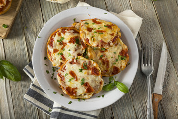 Homemade Pepperoni Mini Pizza Bagels