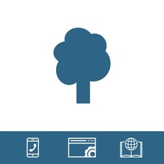 tree icon stock vector illustration flat design