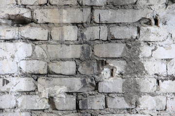 Old brick wall with paint background