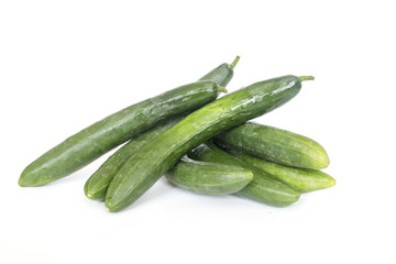 cucumber isolated on white