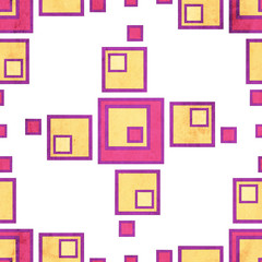 Seamless floral geometric pattern. Vintage background. Fabric, Scrapbooking