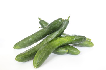 cucumber isolated on white