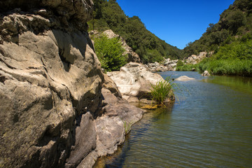 Fototapeta na wymiar Sardegna, Flumendosa river, Italy