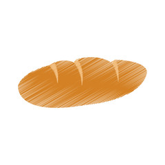 bread loaf icon image vector illustration design 