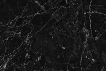 Photo sur Plexiglas Marbre Motif naturel en marbre noir pour le fond, Motif à haute résolution, Détaillé de vrai marbre authentique de la nature.