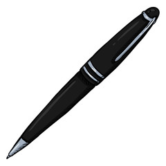Vector Cartoon Luxury Pen