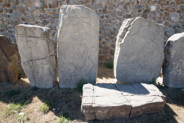 Monte Alban is a large pre-Columbian archaeological site in Oaxaca, Mexico