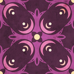 Seamless floral geometric pattern. Vintage background. Fabric, Scrapbooking