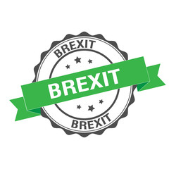 brexit stamp illustration