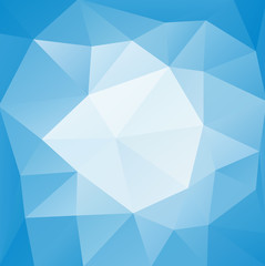 blue low polygonal background
