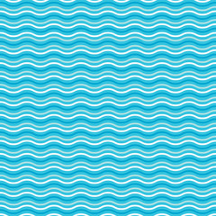 Seamless pattern with waves. illustration.