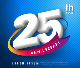 Anniversary emblems 1 anniversary template design
