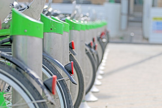 parking space for bicycle transport parking