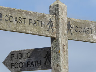 Coast Path Sign