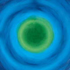 Planet Earth abstract artistic watercolor style digital illustration for the World Earth Day - 22nd of April - abstract background illustration.