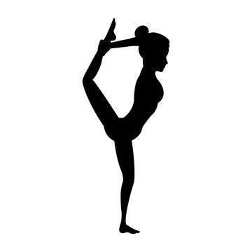 pretty woman doing yoga yogi icon image vector illustration design 