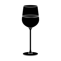 glass of wine icon image vector illustration design 