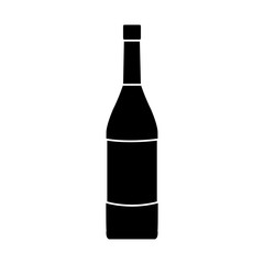 wine bottle icon image vector illustration design 