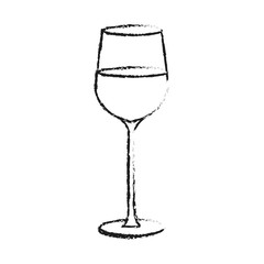 glass of wine icon image vector illustration design 