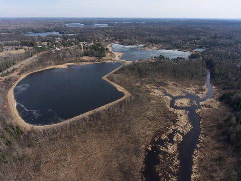 Presque Isle Town, River, And Rearing Ponds