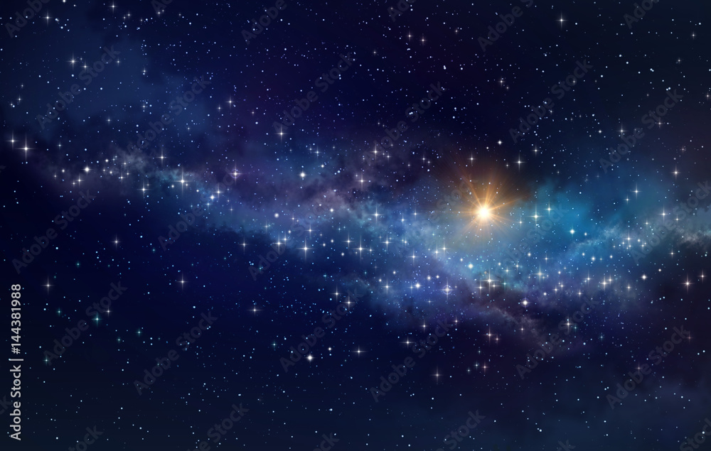 Canvas Prints deep space background