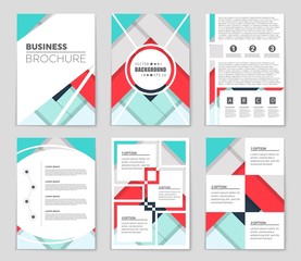 Abstract vector layout background set. For art template design, list, front page, mockup brochure theme style, banner, idea, cover, booklet, print, flyer, book, blank, card, ad, sign, sheet,, a4