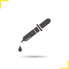 Pipette with drop icon