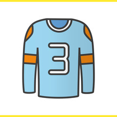 Hockey player's shirt color icon