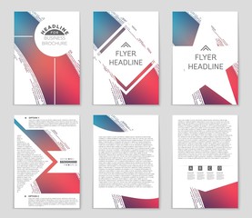 Abstract vector layout background set. For art template design, list, page, mockup brochure theme style, banner, idea, cover, booklet, print, flyer, book, blank, card, ad, sign, sheet,, a4