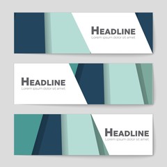 Fototapeta premium Abstract vector layout background set. For art template design, list, front page, mockup brochure theme style, banner, idea, cover, booklet, print, flyer, book, blank, card, ad, sign, sheet,, a4