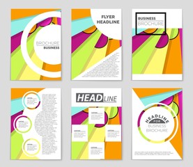 Abstract vector layout background set. For art template design, list, front page, mockup brochure theme style, banner, idea, cover, booklet, print, flyer, book, blank, card, ad, sign, sheet,, a4