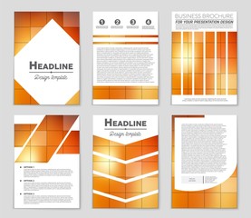 Abstract vector layout background set. For art template design, list, page, mockup brochure theme style, banner, idea, cover, booklet, print, flyer, book, blank, card, ad, sign, sheet,, a4