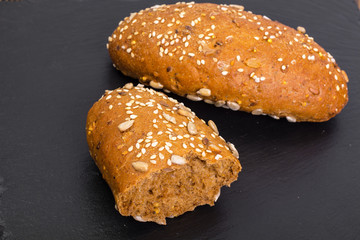 Multi grain bread with different seeds