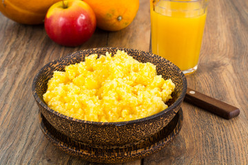 Lean food corn porridge