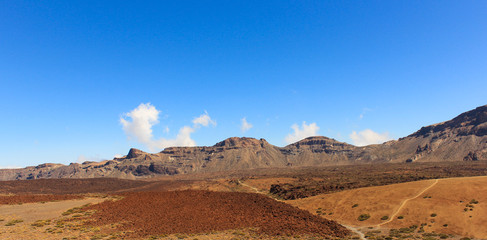 desert valley, mountain landscape panorama,