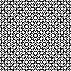 Fototapeta premium Vector monochrome ornament texture, seamless pattern in oriental style
