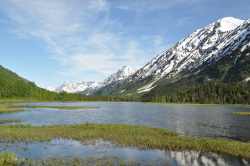 Fototapeta na wymiar Alaska Lake