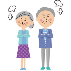 ポップな家族　シニア夫婦　喧嘩