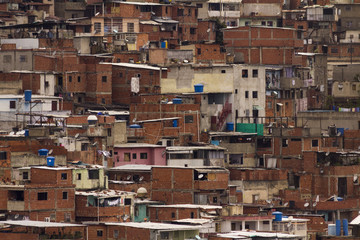 Slum poverty and misery Caracas,Venezuela