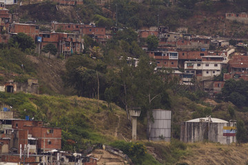 Fototapeta na wymiar Slum poverty and misery Caracas,Venezuela